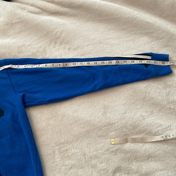 PINK Victoria’s Secret blue cowl neck zip up size small - Picture 4 of 14